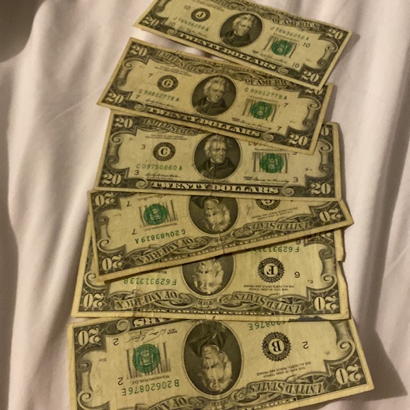 Old 20 dollars bills 1977/1969/19741995 - Picture 3 of 4